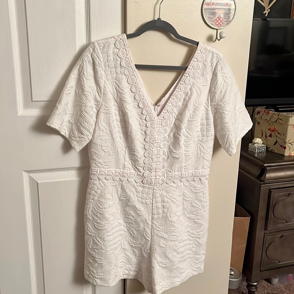 Lilly Pulitzer romper -one piece shirt outfit